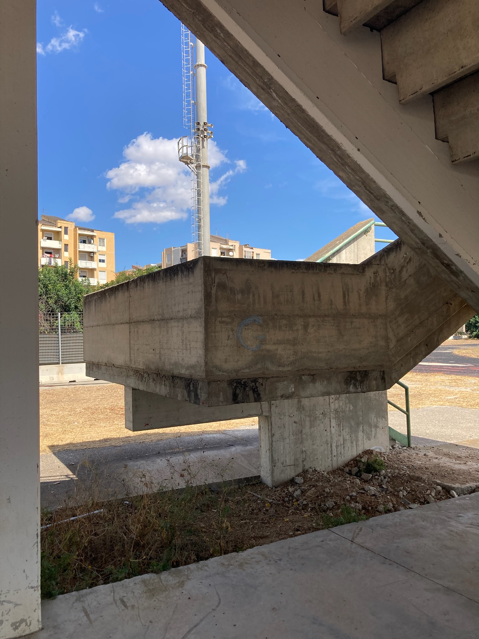 Stato di fatto del complesso Is Arenas